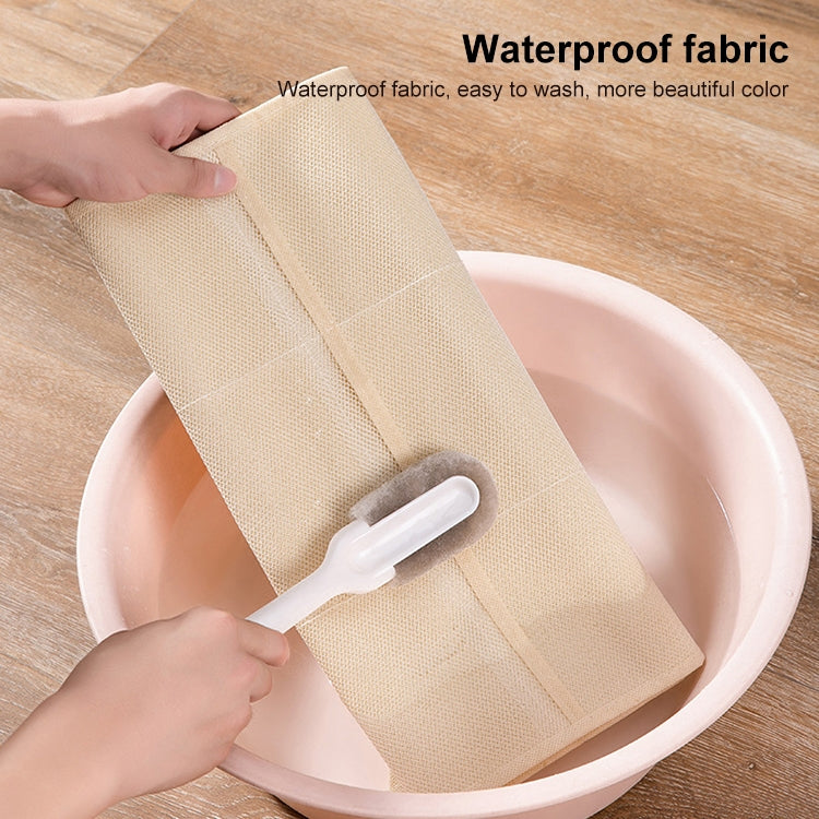 12+24 Grids Underwear Storage Bag Non-woven Double-sided Hanging Storage Bag(Pink) - Storage Bags by PMC TechLife | Online Shopping South Africa | PMC TechLife | Buy Now Pay Later Mobicred