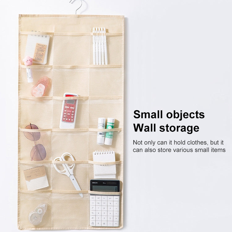 12+24 Grids Underwear Storage Bag Non-woven Double-sided Hanging Storage Bag(Pink) - Storage Bags by PMC TechLife | Online Shopping South Africa | PMC TechLife | Buy Now Pay Later Mobicred