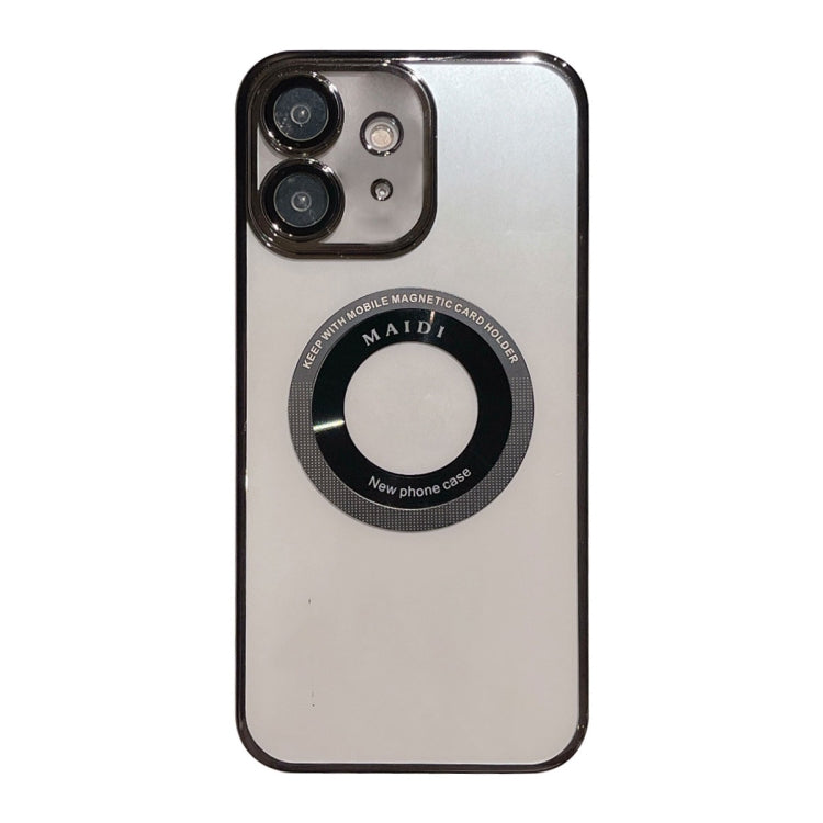 For iPhone 12 Magsafe Electroplate PC Phone Case(Black) - free shipping - PMC TechLife - Order now!