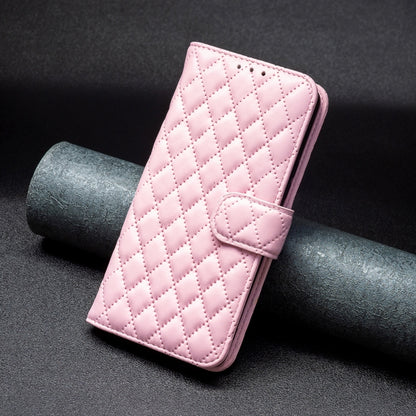 For Honor X7a Diamond Lattice Wallet Flip Leather Phone Case(Pink) - Honor Cases by PMC Jewellery | Online Shopping South Africa | PMC Jewellery