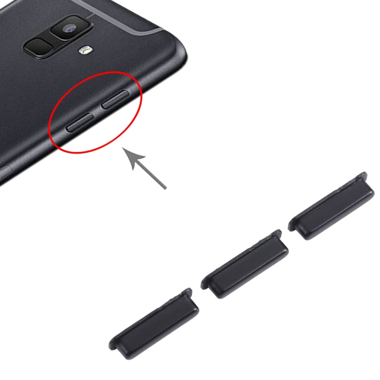 For Samsung Galaxy J4 Core SM-J410 10pcs Power Button + Volume Control Button(Black) - free shipping - PMc TechLife - Order now!