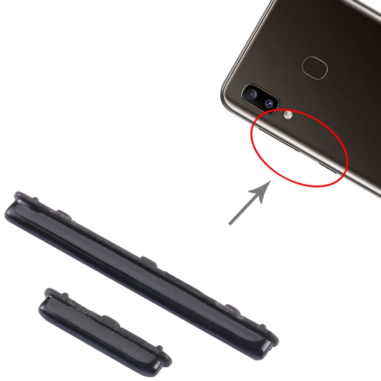 For Samsung Galaxy A30 SM-A305 10pcs Power Button + Volume Control Button(Black) - free shipping - PMc TechLife - Order now!