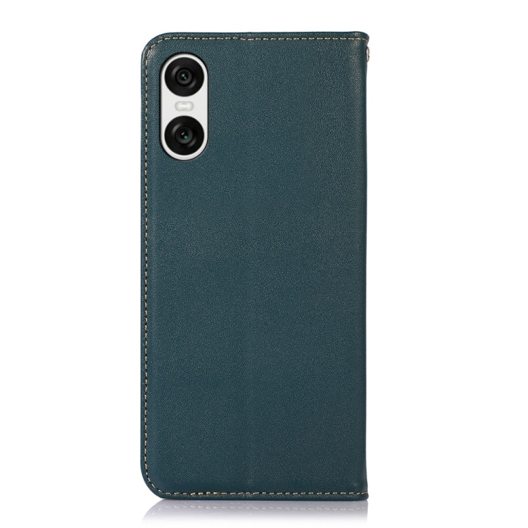 For Sony Xperia 10 VI KHAZNEH Nappa Top Layer Cowhide Leather Phone Case(Green) - Sony Cases by PMC TechLife | Online Shopping South Africa | PMC TechLife | Buy Now Pay Later Mobicred