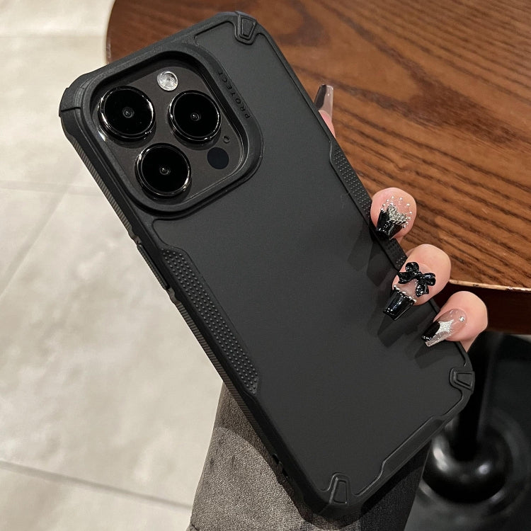 For iPhone 14 Pro Anti-slip Edge Fog Feel Phone Case(Black) - iPhone 14 Pro Cases by PMC TechLife | Online Shopping South Africa | PMC TechLife