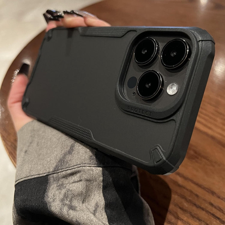 For iPhone 14 Pro Anti-slip Edge Fog Feel Phone Case(Black) - iPhone 14 Pro Cases by PMC TechLife | Online Shopping South Africa | PMC TechLife