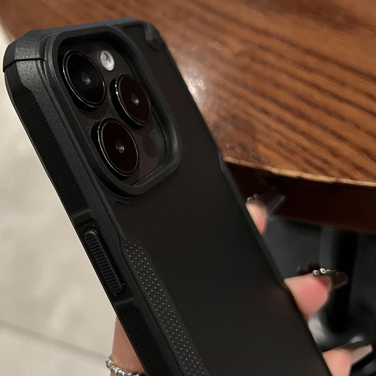For iPhone 14 Pro Anti-slip Edge Fog Feel Phone Case(Black) - iPhone 14 Pro Cases by PMC TechLife | Online Shopping South Africa | PMC TechLife