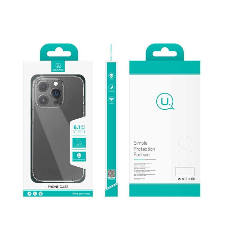 For iPhone 16 Pro Max USAMS Primary Series TPU Phone Case(Transparent) - iPhone 16 Pro Max Cases by USAMS | Online Shopping South Africa | PMC Jewellery | Buy Now Pay Later Mobicred