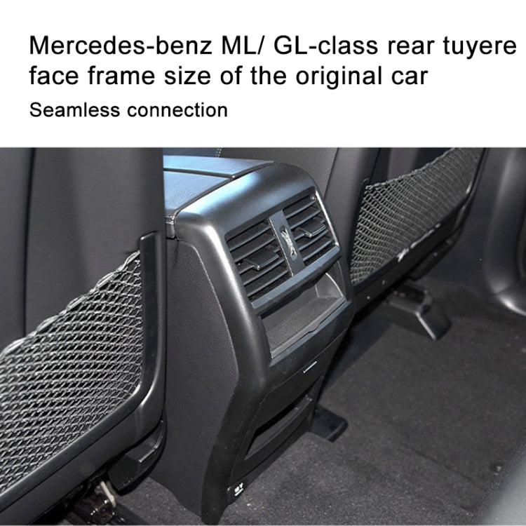 For Mercedes Benz ML320 / GL450 Car Rear Air Conditioner Air Outlet Panel Cover 166 680 7403, Style:Dual Hole(Carbon Fiber) - Air Conditioning System by PMC Jewellery | Online Shopping South Africa | PMC Jewellery | Buy Now Pay Later Mobicred