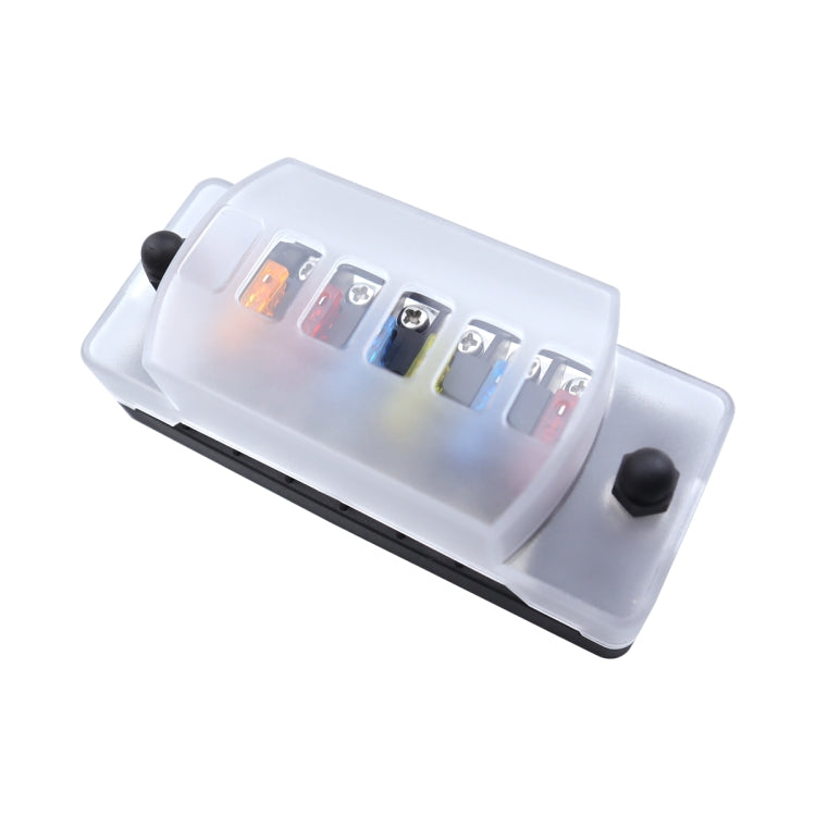 CP-4041 Vertical 6 Way Fuse Block with Fuses and Terminals - Fuse by PMC TechLife | Online Shopping South Africa | PMC TechLife | Buy Now Pay Later Mobicred