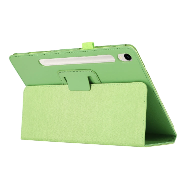 For Samsung Galaxy Tab S9+ / S10+ Litchi Texture Leather Tablet Case with Holder(Green) - free shipping - PMC Jewellery - Order now!