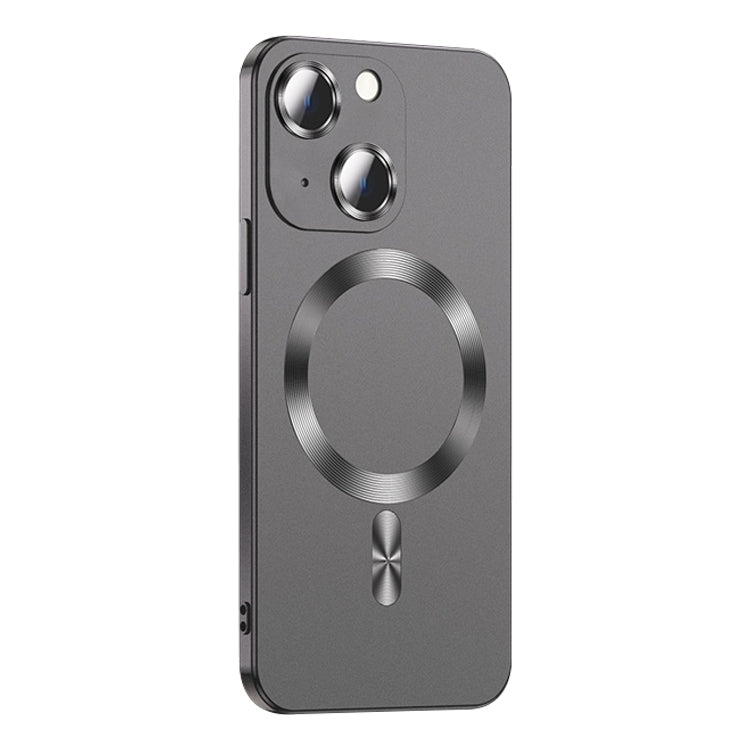 For iPhone 15 Plus Liquid Lens Protector Magsafe Phone Case(Grey) - iPhone 15 Plus Cases by PMC TechLife | Online Shopping South Africa | PMC TechLife