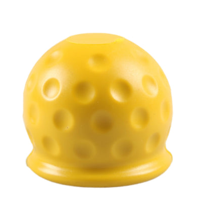 Universal 50mm Automatic Tow Bar Ball Cap Trailer Soft Rubber Protective Cap(Yellow) - Air Conditioning System by PMC Jewellery | Online Shopping South Africa | PMC Jewellery