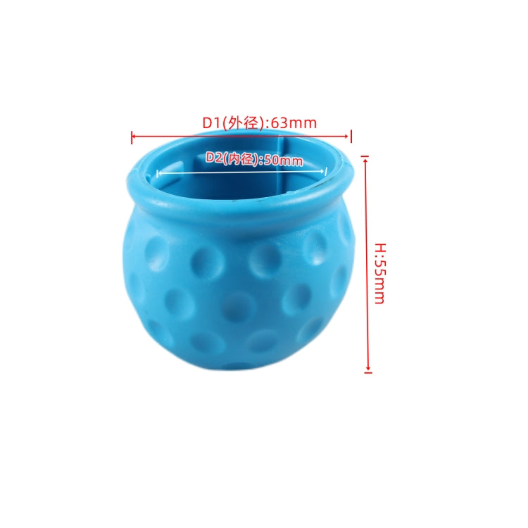 Universal 50mm Automatic Tow Bar Ball Cap Trailer Soft Rubber Protective Cap(Blue) - Air Conditioning System by PMC TechLife | Online Shopping South Africa | PMC TechLife | Buy Now Pay Later Mobicred