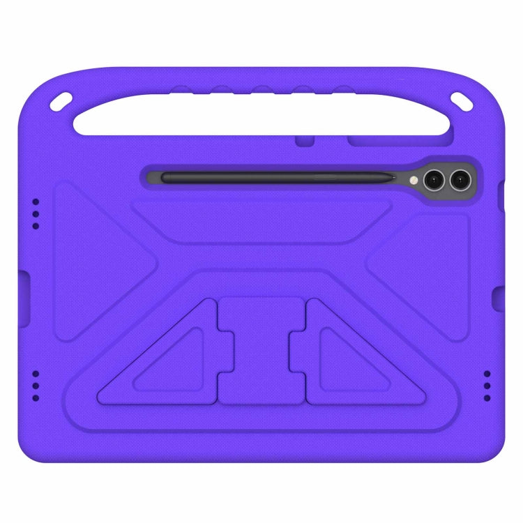 For Samsung Galaxy Tab S9+ Handle EVA Shockproof Tablet Case with Holder(Purple) - free shipping - PMC Jewellery - Order now!