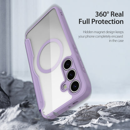 For Samsung Galaxy S25+ 5G DUX DUCIS Skin X Pro Series Magsafe PC + TPU Phone Leather Case(Purple) - Galaxy S25+ 5G Cases by DUX DUCIS | Online Shopping South Africa | PMC Jewellery | Buy Now Pay Later Mobicred