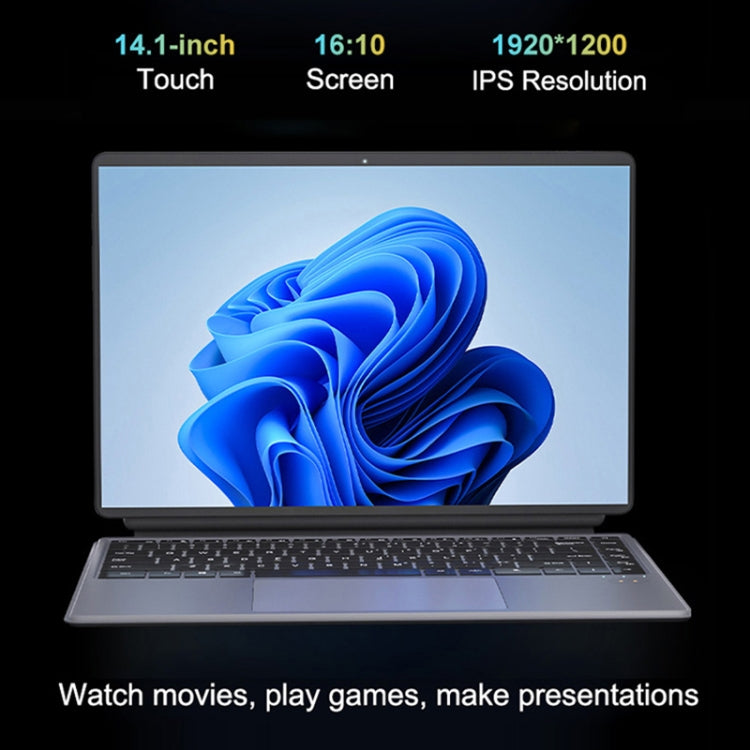 Pipo W14 14.1 inch 2 in 1 Tablet PC, 16GB+256GB, Windows 11 Intel Alder Lake N100 Quad Core, with Keyboard Leather Case - Others by PiPo | Online Shopping South Africa | PMC Jewellery | Buy Now Pay Later Mobicred