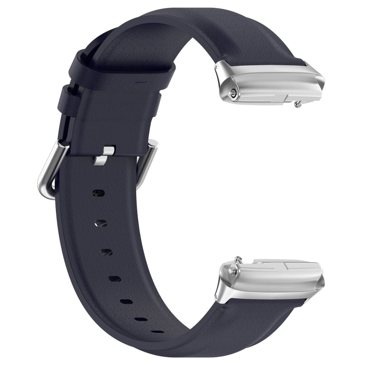 For Redmi Watch 3 Lite / Watch 3 Active Leather Replacement Watch Band(Navy Blue) - free shipping - PMc TechLife - Order now!