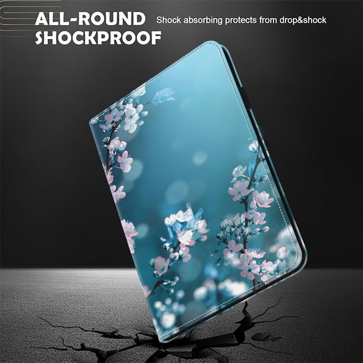 For Lenovo Xiaoxin Pad Pro 12.7 Crystal Texture Painted Leather Tablet Case(Plum Bossom) - Lenovo by PMC TechLife | Online Shopping South Africa | PMC TechLife | Buy Now Pay Later Mobicred