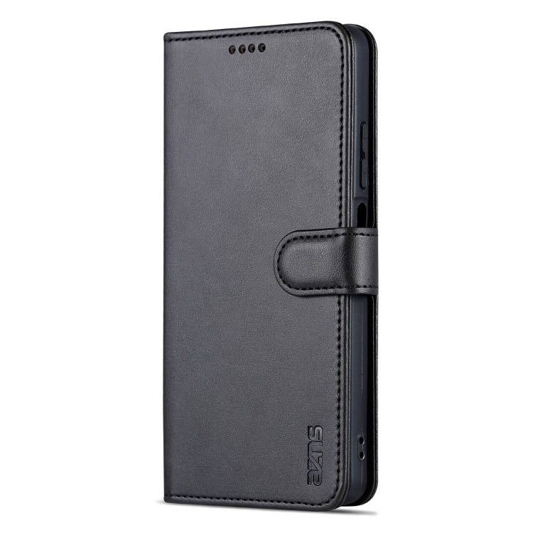 For Huawei Enjoy 60X/nova Y91 AZNS Skin Feel Calf Texture Flip Leather Phone Case(Black) - Huawei Cases by AZNS | Online Shopping South Africa | PMC Jewellery