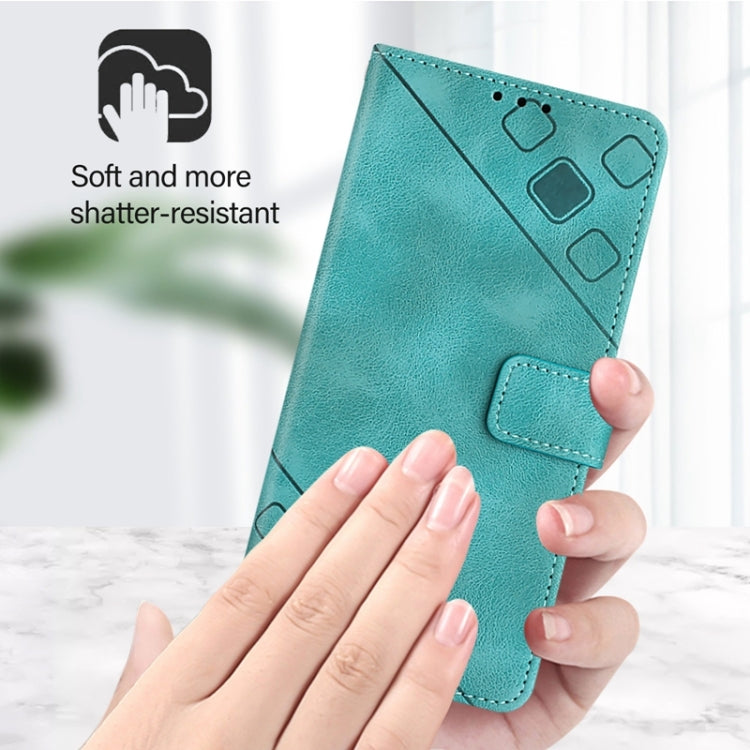 For Huawei Pura 70 Pro Skin Feel Embossed Leather Phone Case(Green) - Huawei Cases by PMC Jewellery | Online Shopping South Africa | PMC Jewellery | Buy Now Pay Later Mobicred