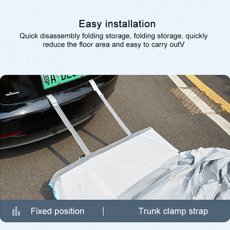 Automatic Retractable SUV Universal Sunshade Snow-proof Dust-proof Cover, Size:M - PE Material by PMC TechLife | Online Shopping South Africa | PMC TechLife | Buy Now Pay Later Mobicred