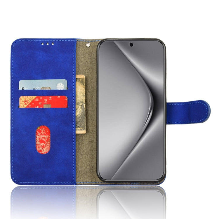 For Huawei Pura 70 Skin Feel Magnetic Flip Leather Phone Case(Blue) - Huawei Cases by PMC Jewellery | Online Shopping South Africa | PMC Jewellery | Buy Now Pay Later Mobicred