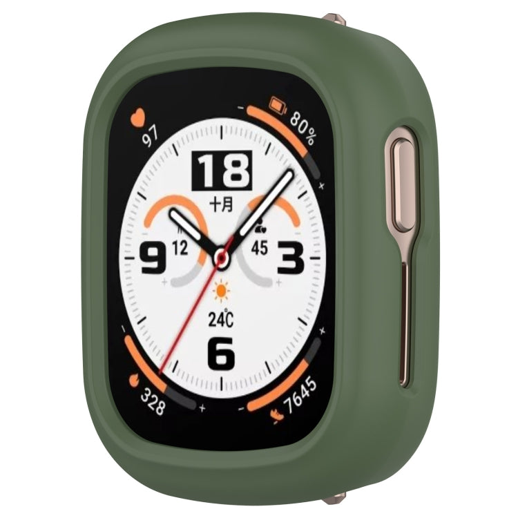 For Honor Watch 4 Half Coverage Hollow PC Watch Protective Case(Dark Green) - Watch Cases by PMC Jewellery | Online Shopping South Africa | PMC Jewellery