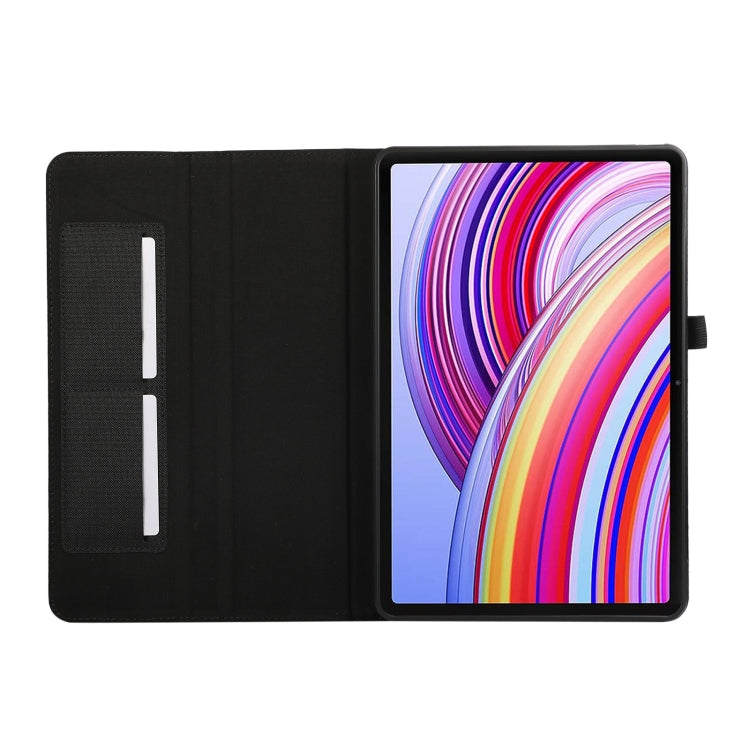 For Xiaomi Redmi Pad Pro 12.1 Fabric Leather Tablet Case(Black) - More Tablet Cases by PMC TechLife | Online Shopping South Africa | PMC TechLife