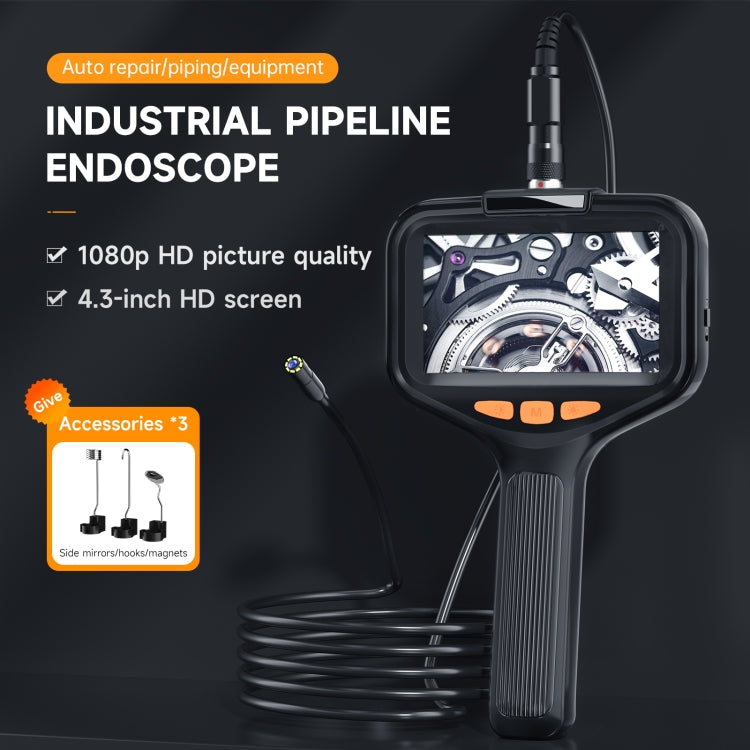 P200 8mm Front Lenses Detachable Industrial Pipeline Endoscope with 4.3 inch Screen, Spec:50m Tube -  by PMC Jewellery | Online Shopping South Africa | PMC Jewellery | Buy Now Pay Later Mobicred