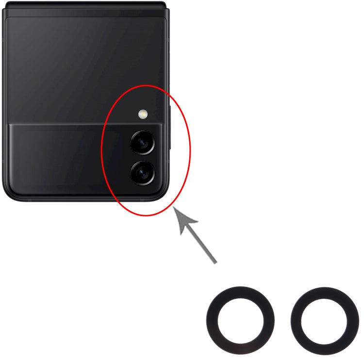 For Samsung Galaxy Z Flip3 5G SM-F711B 10set Back Camera Lens - free shipping - PMc TechLife - Order now!