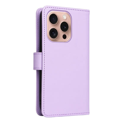 For iPhone 16 Pro BETOPNICE BN-005 2 in 1 Detachable Imitate Genuine Leather Phone Case(Light Purple) - iPhone 16 Pro Cases by BETOPNICE | Online Shopping South Africa | PMC Jewellery | Buy Now Pay Later Mobicred