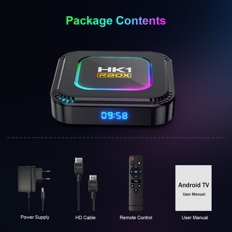 HK1 RBOX K8 8K Android 13.0 Smart TV Box with Remote Control, 4GB+64GB, RK3528 Quad-Core(AU Plug) - free shipping - PMC TechLife - Order now!