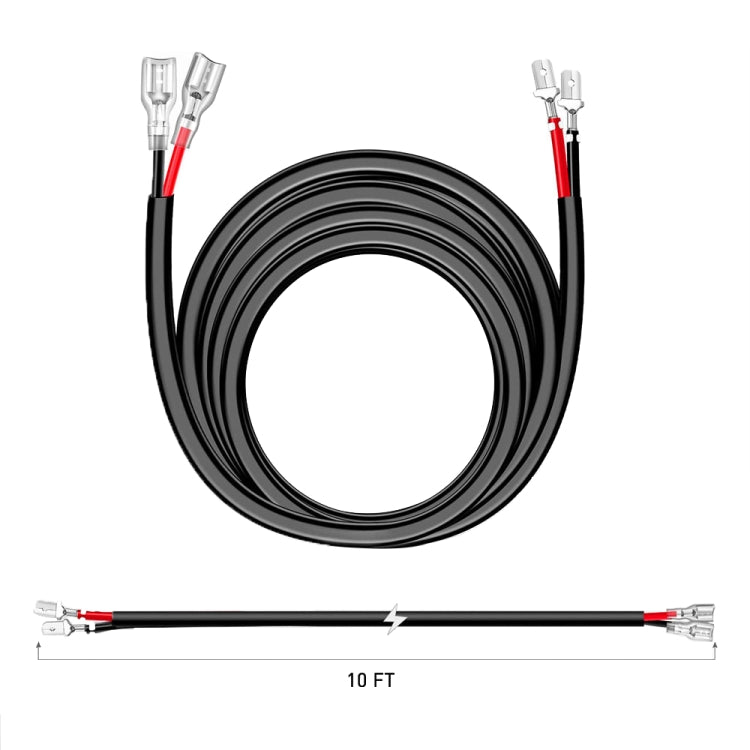 2pcs 16AWG For LED Lights / Off-Road Lights Car Wiring Harness Extension Cable Kit - Car Light Accessories by PMC TechLife | Online Shopping South Africa | PMC TechLife | Buy Now Pay Later Mobicred