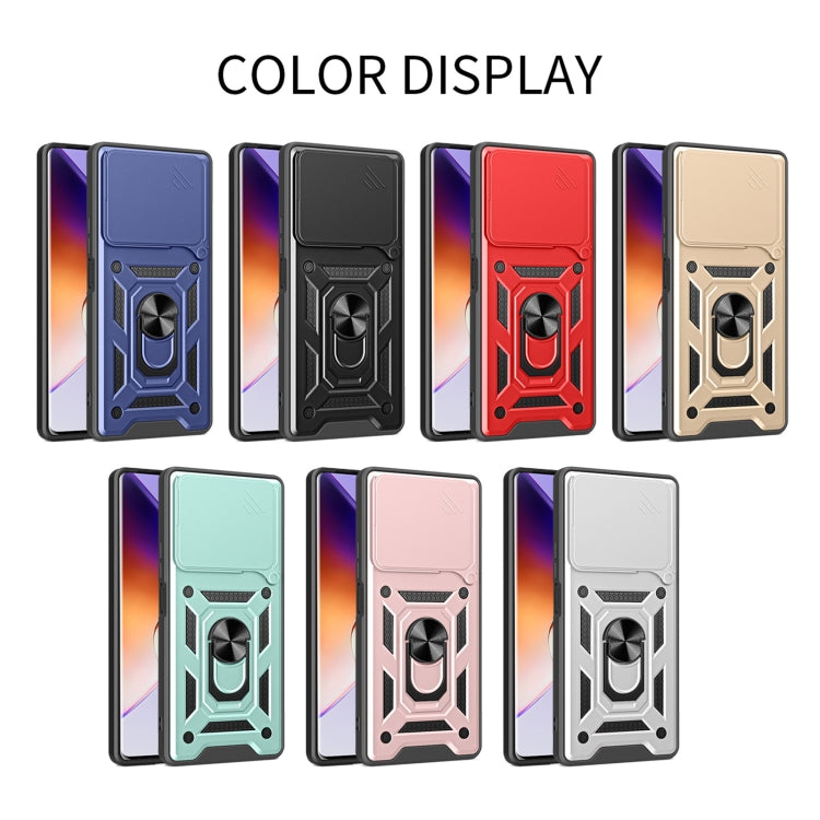 For Infinix Note 40 4G Sliding Camera Cover Design TPU+PC Phone Case(Gold) - Infinix Cases by PMC TechLife | Online Shopping South Africa | PMC TechLife | Buy Now Pay Later Mobicred