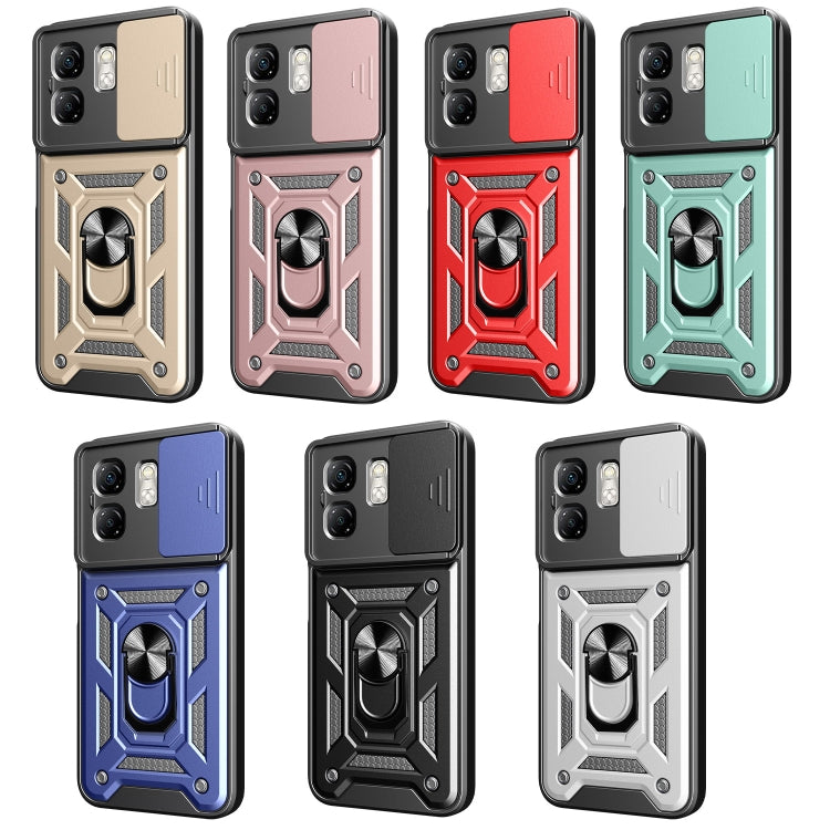 For Infinix Smart 9 / Hot 50i Sliding Camera Cover Design TPU+PC Phone Case(Red) - free shipping - PMC TechLife - Order now!