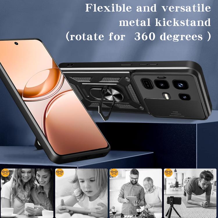 For Infinix Note 50 Pro 4G Sliding Camera Cover Design TPU+PC Phone Case(Gold) - free shipping - PMC TechLife - Order now!
