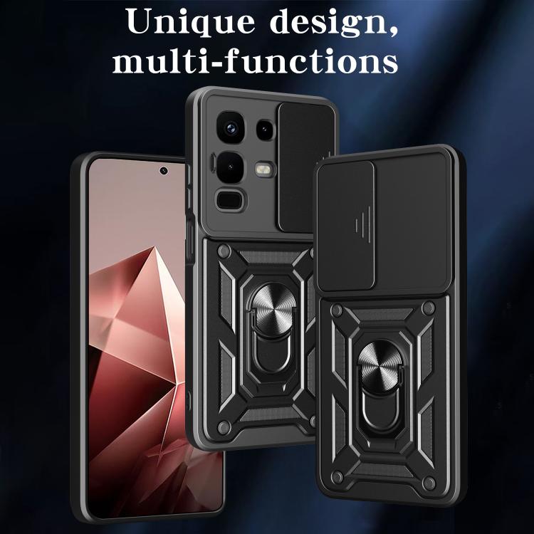 For Infinix Note 50x Sliding Camera Cover Design TPU+PC Phone Case(Green) - free shipping - PMC TechLife - Order now!