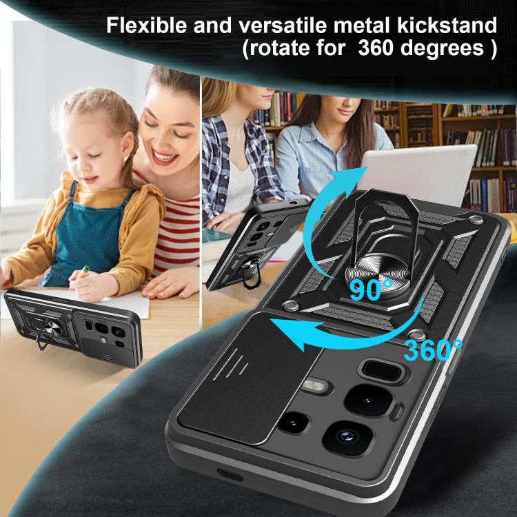 For Infinix Note 50x Sliding Camera Cover Design TPU+PC Phone Case(Green) - free shipping - PMC TechLife - Order now!