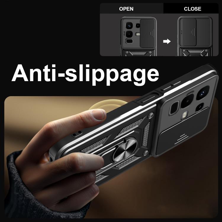 For Infinix Note 50x Sliding Camera Cover Design TPU+PC Phone Case(Silver) - free shipping - PMC TechLife - Order now!
