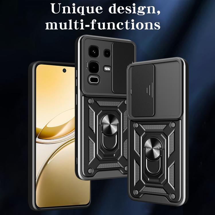 For Infinix Note 50s Sliding Camera Cover Design TPU+PC Phone Case(Rose Gold) - free shipping - PMC TechLife - Order now!