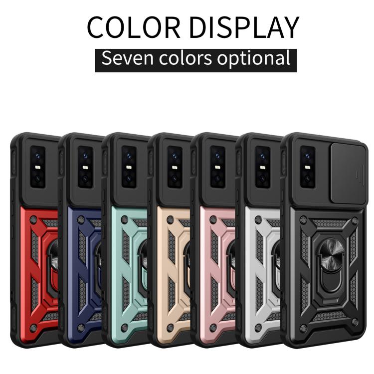 For Infinix GT 30 Pro Sliding Camera Cover Design TPU+PC Phone Case(Green) - free shipping - PMC TechLife - Order now!