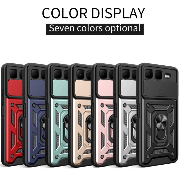 For Infinix Smart 10 Plus 4G Sliding Camera Cover Design TPU+PC Phone Case(Rose Gold) - free shipping - PMC TechLife - Order now!