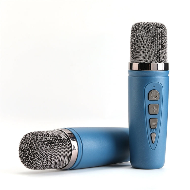T&G TG542 LED Flash Wireless Bluetooth Karaoke Speaker with Microphone(Royal Blue) - free shipping - PMC Jewellery - Order now!