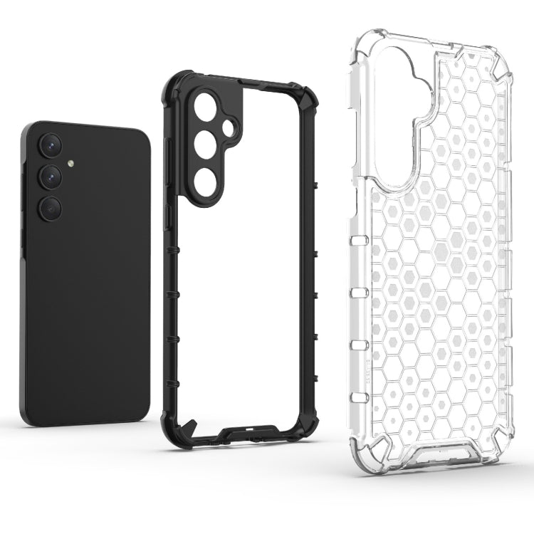 For Samsung Galaxy A35 5G Shockproof Honeycomb PC + TPU Protective Phone Case(Red) - Galaxy Phone Cases by PMC TechLife | Online Shopping South Africa | PMC TechLife