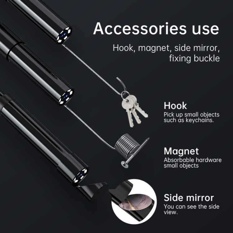 128AV 8mm Lenses Industrial Pipeline Endoscope with 2.4 inch Screen, Spec:5m Tube -  by PMC TechLife | Online Shopping South Africa | PMC TechLife | Buy Now Pay Later Mobicred