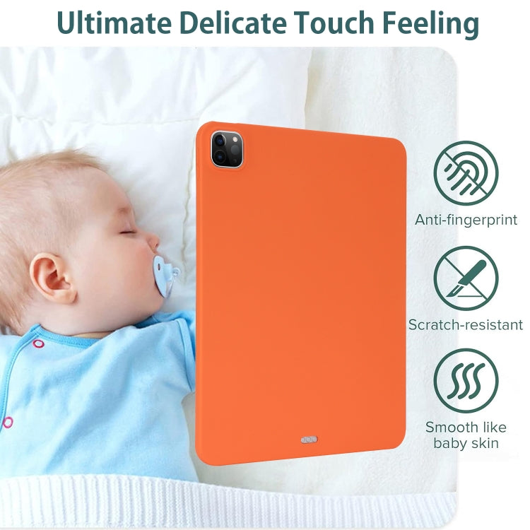 For iPad Pro 13 2024 Oil Spray Skin-friendly TPU Tablet Case(Orange) - iPad Pro 13 2024 Cases by PMC TechLife | Online Shopping South Africa | PMC TechLife | Buy Now Pay Later Mobicred