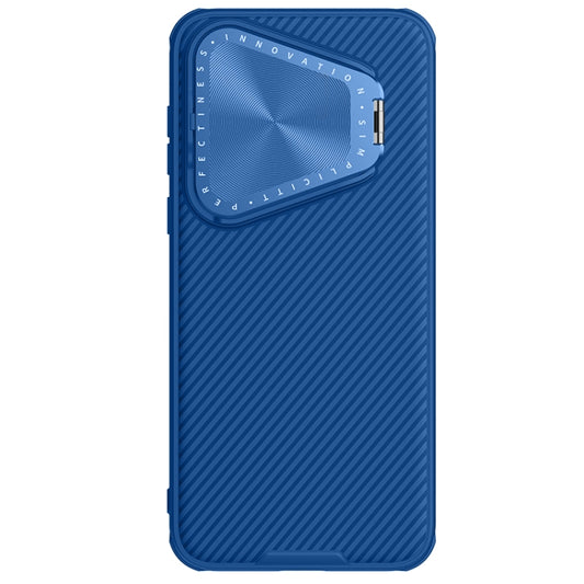 For Huawei Pura 70 NILLKIN Black Mirror Prop CD Texture Mirror Phone Case(Blue) - Huawei Cases by NILLKIN | Online Shopping South Africa | PMC Jewellery | Buy Now Pay Later Mobicred