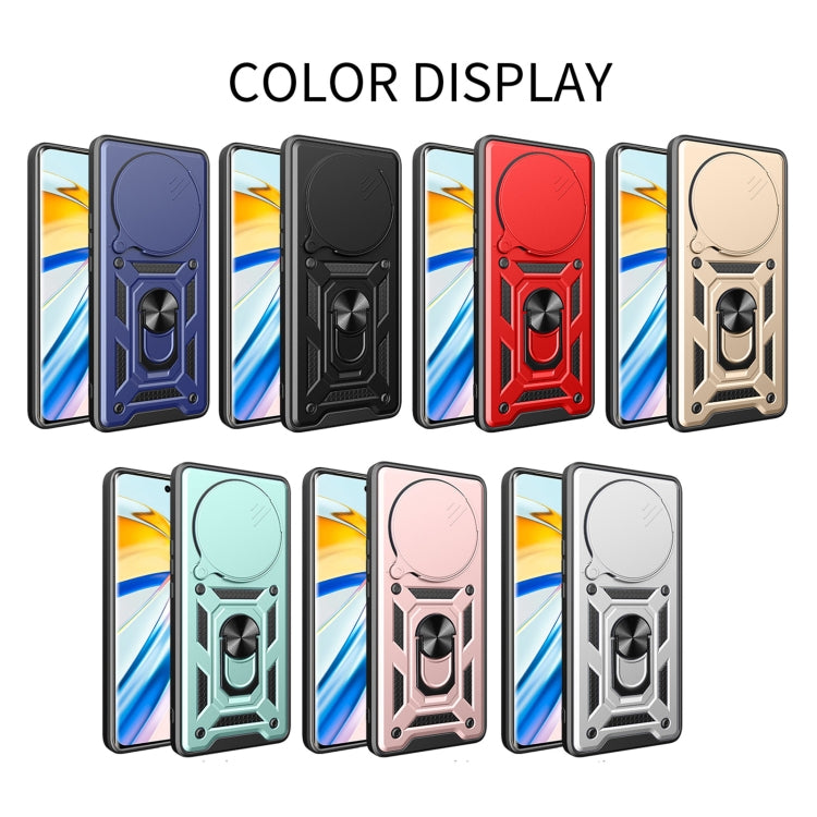 For Xiaomi Redmi A3 Sliding Camera Cover Design TPU Hybrid PC Phone Case(Blue) - Xiaomi Cases by PMC TechLife | Online Shopping South Africa | PMC TechLife | Buy Now Pay Later Mobicred