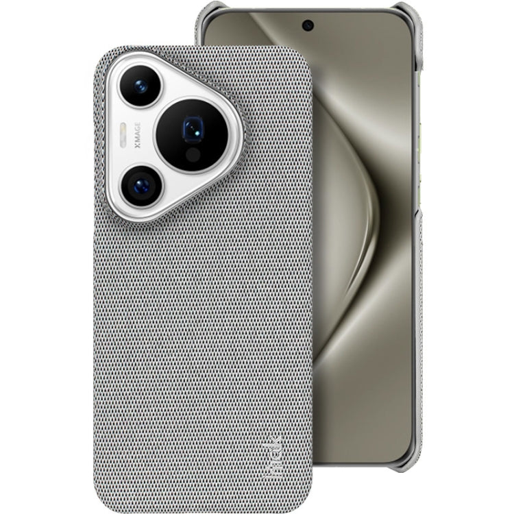 For Huawei Pura 70 Pro / 70 Pro+ imak Ruiyi Series Cloth Texture PU + PC Phone Case(Light Grey) - Huawei Cases by imak | Online Shopping South Africa | PMC Jewellery | Buy Now Pay Later Mobicred