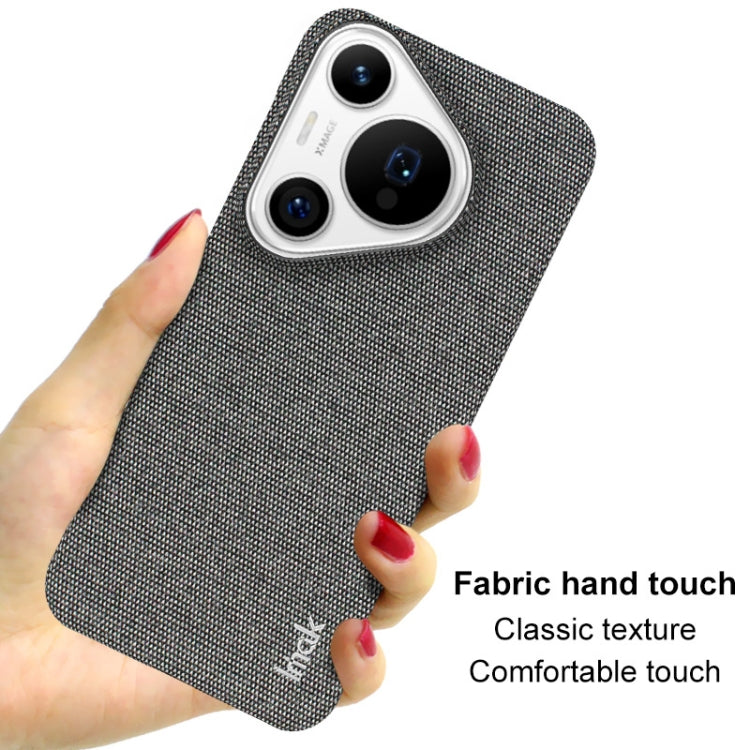 For Huawei Pura 70 Pro / 70 Pro+ imak Ruiyi Series Cloth Texture PU + PC Phone Case(Light Grey) - Huawei Cases by imak | Online Shopping South Africa | PMC Jewellery | Buy Now Pay Later Mobicred